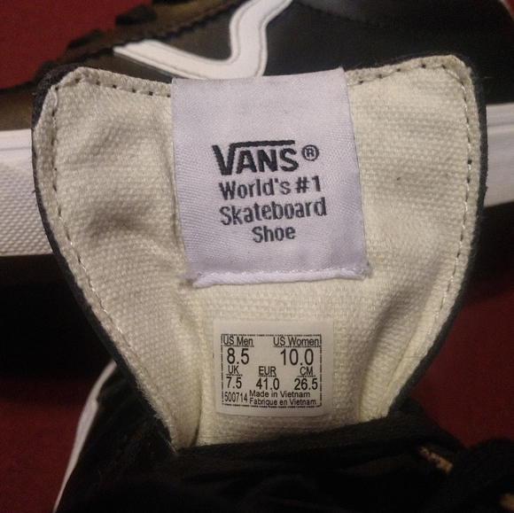 Vans OTW Black Leather Low • Men's 8.5 • Smooth - Picture 10 of 10